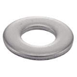 Reference 62502 - Machined Plain washer normal type NFE 25514 - Stainless steel A1