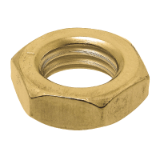 Reference 51900 - Low hexagon nut DIN 439 - Brass