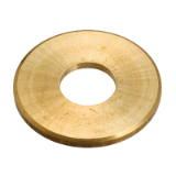 Reference 52700 - Machined plain washer large type NFE 27611 - Brass