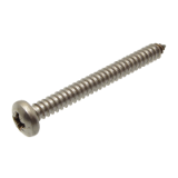 Modèle 412405 - Cross recessed pan head tapping screw - Stainless steel A4 - DIN 7981 - ISO 7049