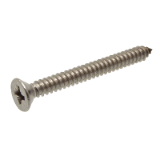 Modèle 412408 - Cross recessed countersunk head tapping screw - Stainless steel A4 - DIN 7982 - ISO 7050