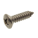 Modèle 412411 - Cross recessed raised countersunk head tapping screw - Stainless steel A4 - DIN 7983 - ISO 7051