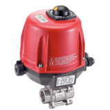 Modèle 50103 - 3 pieces F/F ball valve (58183) with positioning IP68 electric actuator (50846)