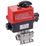 Modèle 50157 - BW 3-piece ball valve (58472) with IP66 electric actuator (50840)