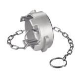 Modèle 5542 - Lockable plug with chain - NBR gasket - Stainless steel 316 - Aluminium