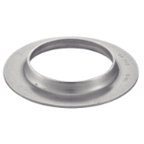 Modèle 5635 - Pressed ISO collar, thickness 3 mm - type 33 - Stainless steel 1.4307 - 1.4404