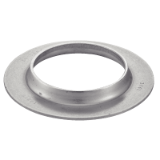 Model 5647 - Pressed ISO collar, thickness 4 mm - type 33 - Stainless steel 1.4307 - 1.4404
