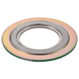 Modèle 5738 - Spiral gasket for flat face flange - Steel / stainless steel 316L / Graphite
