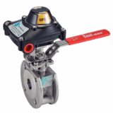 Modèle 58249D - Wafer ball valve with O/C position sensing - Full bore - Lockable handle - Stainless steel 316