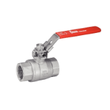 Modèle 58303/58305 - 2 pieces ATEX ball valve - Female / female BSP or NPT - Full bore - Lockable handle - Stainless steel 316