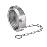 Modèle 61119 - Blank nut with chain - Stainless steel 304