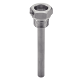 Modèle 7364 - Thermowell with needle screw - I.D. 8,2 mm - Stainless steel 316 Ti