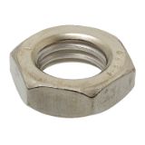 Reference 62603 - Low Hexagon thin nut - ISO 1587 DIN 439 - Stainless steel A2