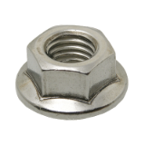 Reference 62609 - Hexagon serrated flange nut DIN 6923 - Stainless steel A2