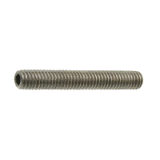 Reference 62204 - Hexagon socket set screw flat point - ISO 4026 DIN 913 - Stainless steel A2
