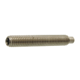 Reference 62206 - Hexagon socket set screw dog point - ISO 4028 DIN 915 - Stainless steel A2
