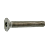 Reference 62801 - Hexagon socket countersunk head screw with security pin - DIN 7991 - Stainless steel A2