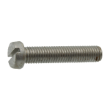 Reference 62210 - Slotted cheese head machine screw - DIN 84 - Stainless steel A2