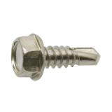 Reference 62434 - Hexagon head with flange self drilling screw - DIN 7504 K - Stainless steel A2