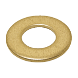 Reference 52514 - Machined Plain washer normal type NFE 25513 - Brass