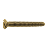 Reference 54500 - Slotted countersunk head machine screw - DIN 963 - Brass