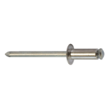 Reference 17450 - Rivet flange peeled head aluminium steel mandrel