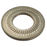 Reference 73351 - Serrated conical spring washer CS medium type NFE 25511 - Zinc plated - Big box 400 HSST