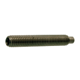 Reference 23700 - Hexagon socket set screw dog point - ISO 4028 DIN 915 - 45H class - Plain