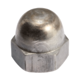 Model 43010 - Hexagon domed welded cap nut DIN 1587 - Plain