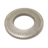 Model 62515 - Serrated conical spring washer CS medium type NFE 25511 - Stainless steel A2