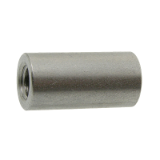Model 62654 - Cylindrical coupling nut - Stainless steel A2