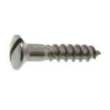 Model 62301 - Slotted raised countersunk head wood screw - DIN 95 - Stainless steel A2
