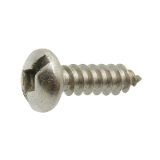 Model 62402 - Pan head tapping screw form C soltted and square recess - Stainless steel A2