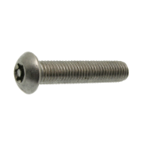 Model 62805 - Button head security machine screw six lobe recess with pin - Stainless steel A2