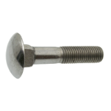 Model 64213 - Mushroom head square neck screw - ISO 8677 - DIN 603 - Stainless steel A4