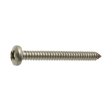 Model 64405 - Slotted countersunk Raised head tapping screw form c DIN 7973 - Stainless steel A4