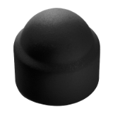 Model 85600 - Cap for hexagonal nut - Black PEHD