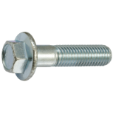 Model 21421 - Hexagon flange screw with separation DIN 6921 8.8 class - Zinc plated