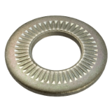 Model 73301 - Serrated conical spring washer CS medium type NFE 25511 - Zinc plated 400 HSST
