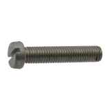 Model 30601 - Slotted cheese head machine screw - DIN 84 4.8 class - Zinc plated