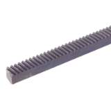 Modèle A1-578-10 - Crémaillère à denture oblique en acier - Module 1,0